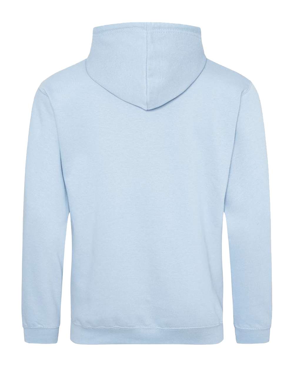 Unisex College Hooded Sweatshirt - Back - B10001253 - Sky Blue