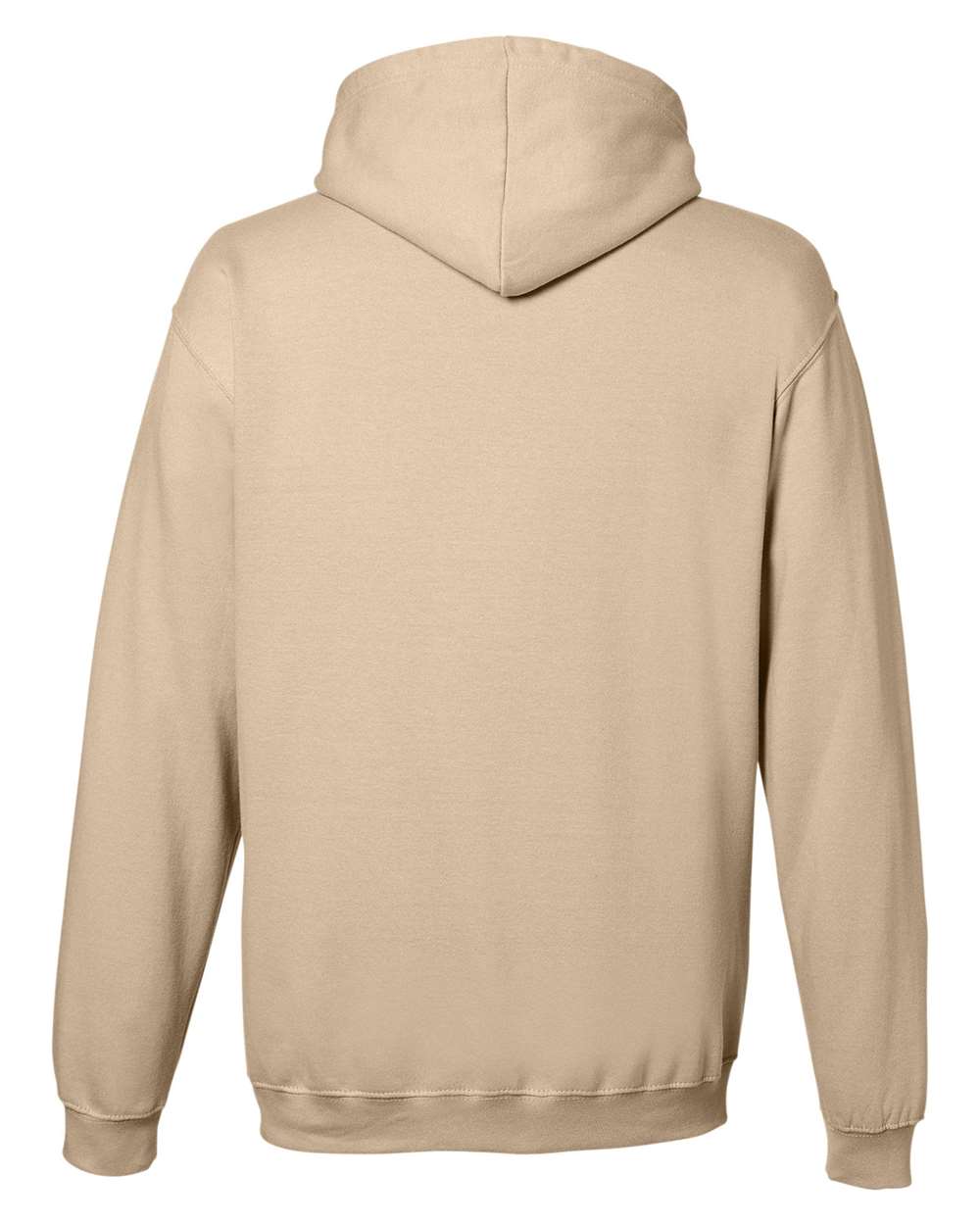 Unisex College Hooded Sweatshirt - Back - B10001263 - Desert Sand