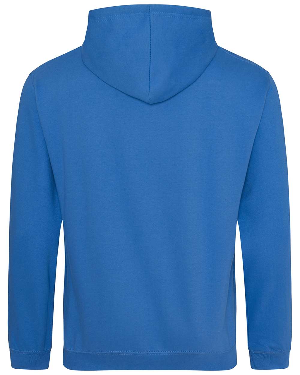 Unisex College Hooded Sweatshirt - Back - B10001293 - Sapphire Blue