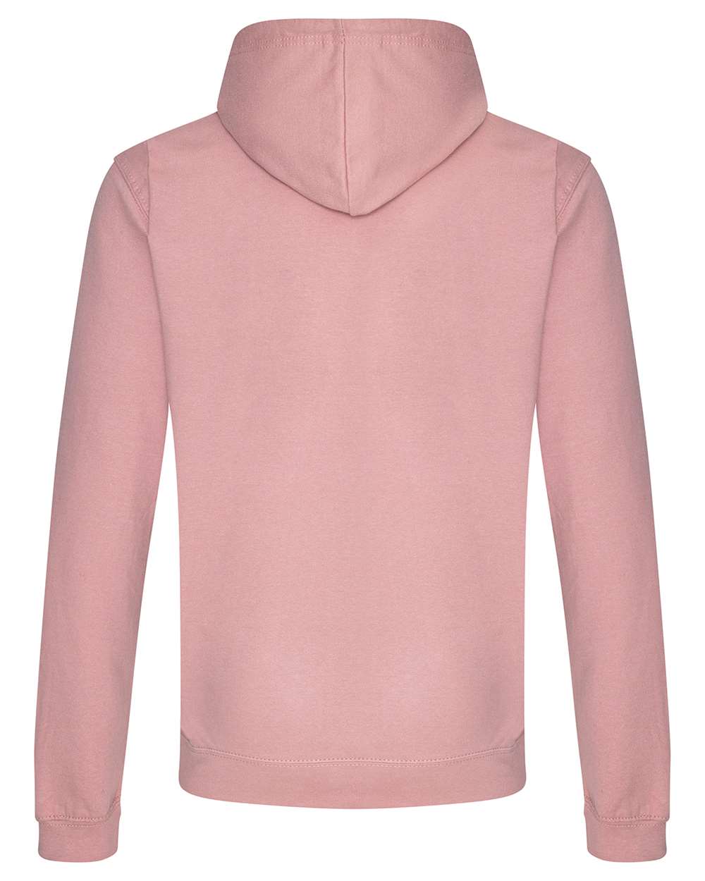Unisex College Hooded Sweatshirt - Back - B10001313 - Dusty Pink