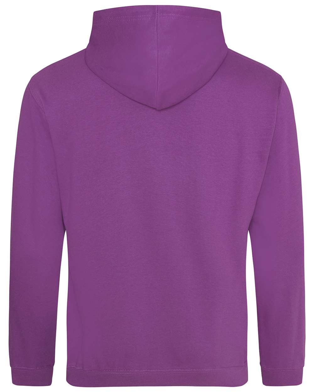 Unisex College Hooded Sweatshirt - Back - B10001483 - Magenta Magic