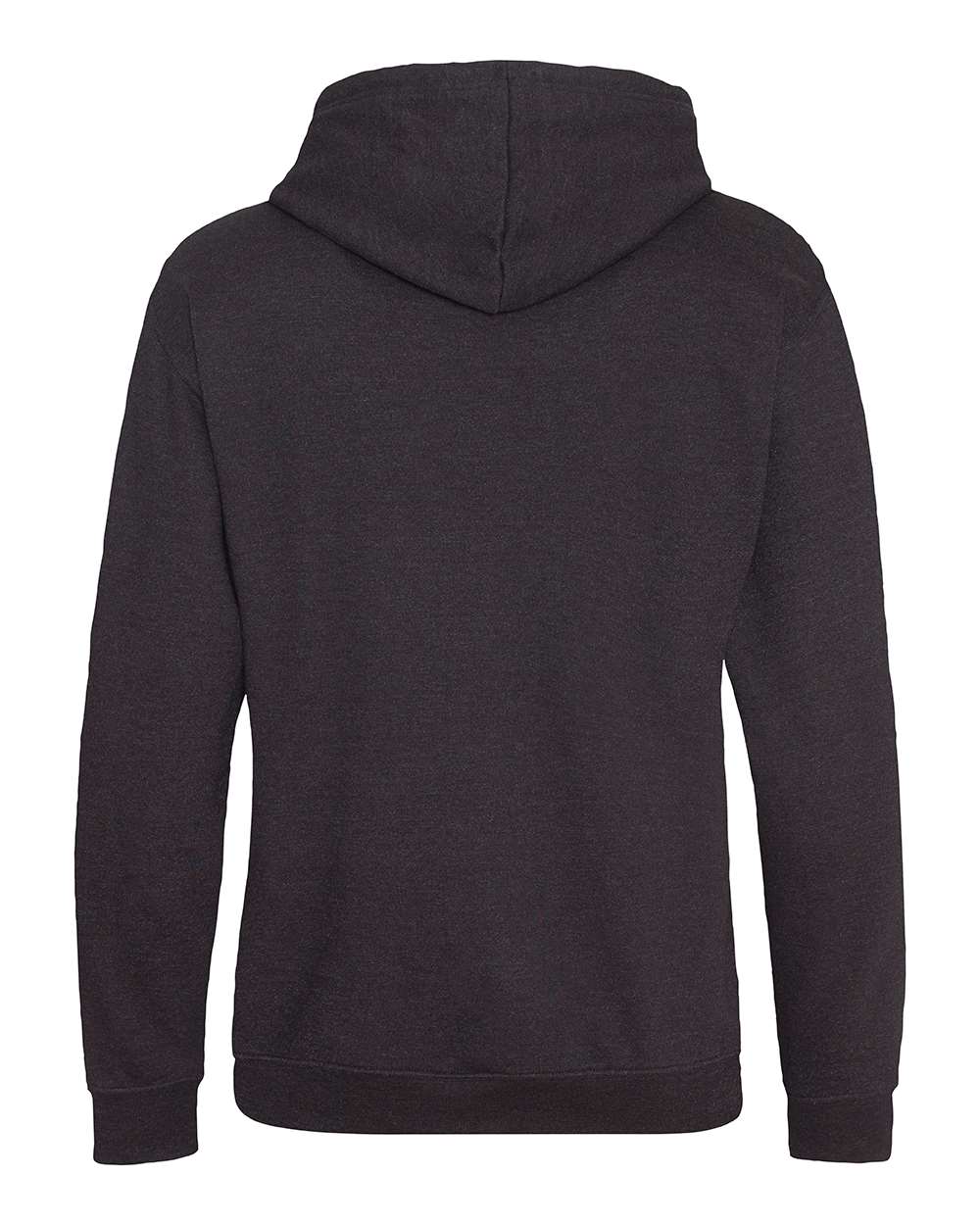 Unisex College Hooded Sweatshirt - Back - B10001503 - Black Smoke