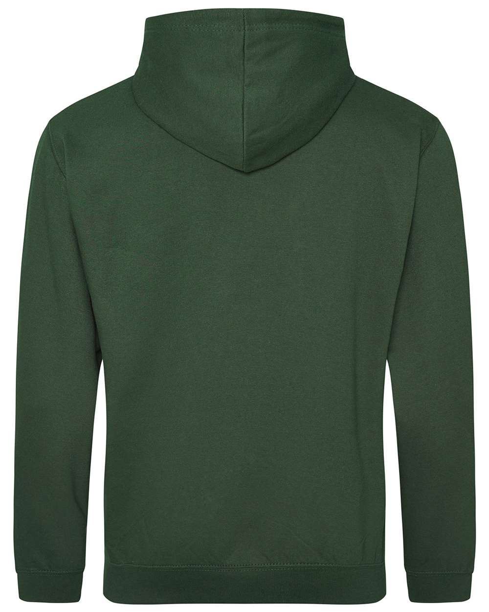 Unisex College Hooded Sweatshirt - Back - B10001543 - Bottle Green