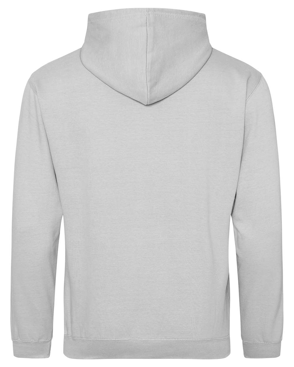 Unisex College Hooded Sweatshirt - Back - B10001563 - Moondust Grey
