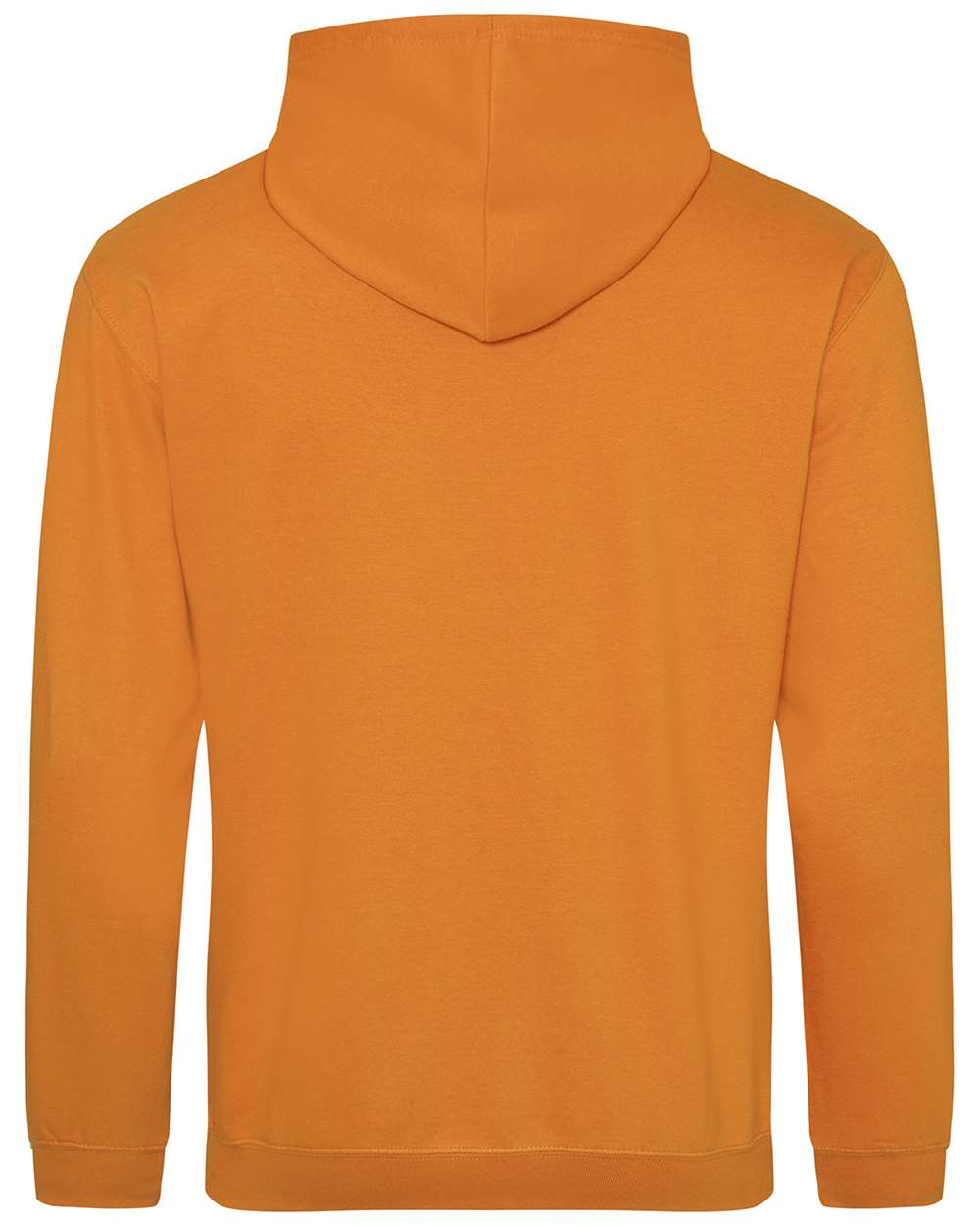 Unisex College Hooded Sweatshirt - Back - B10001663 - Orange Crush