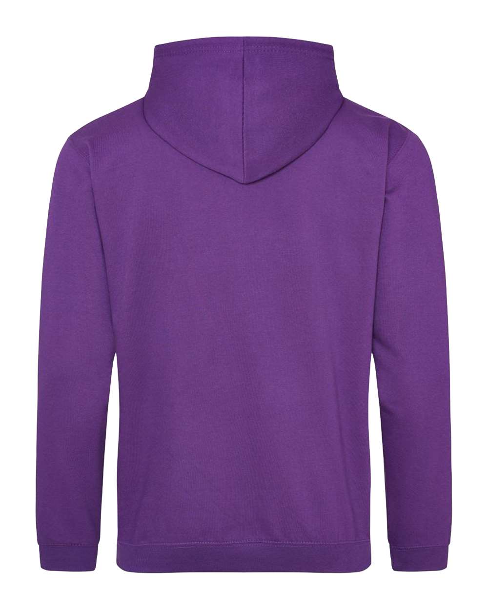 Unisex College Hooded Sweatshirt - Back - B10001673 - Purple
