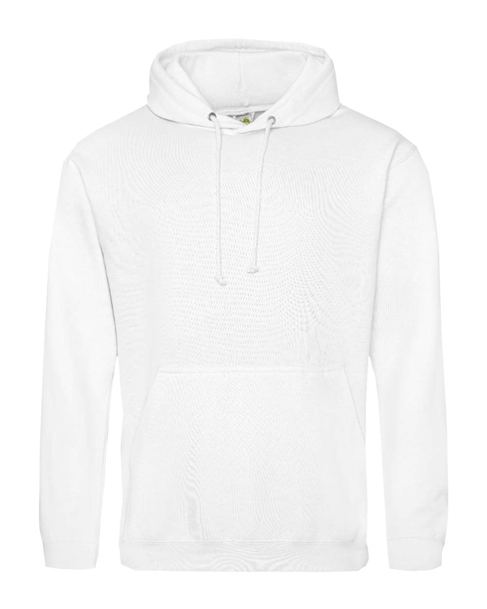 Unisex College Hooded Sweatshirt - Front - B10001003 - Arctic White