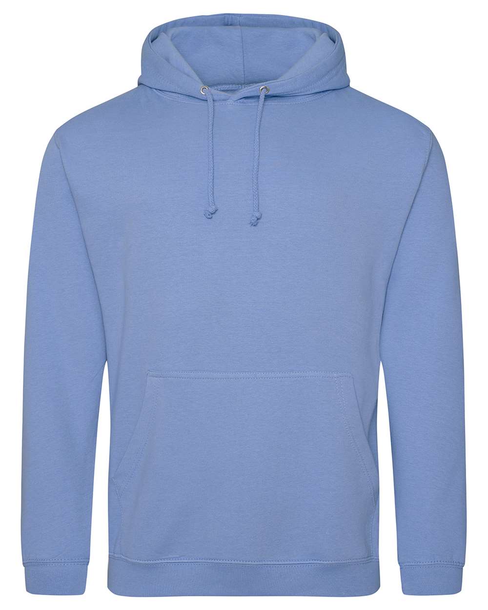 Unisex College Hooded Sweatshirt - Front - B10001053 - Cornflower Blue