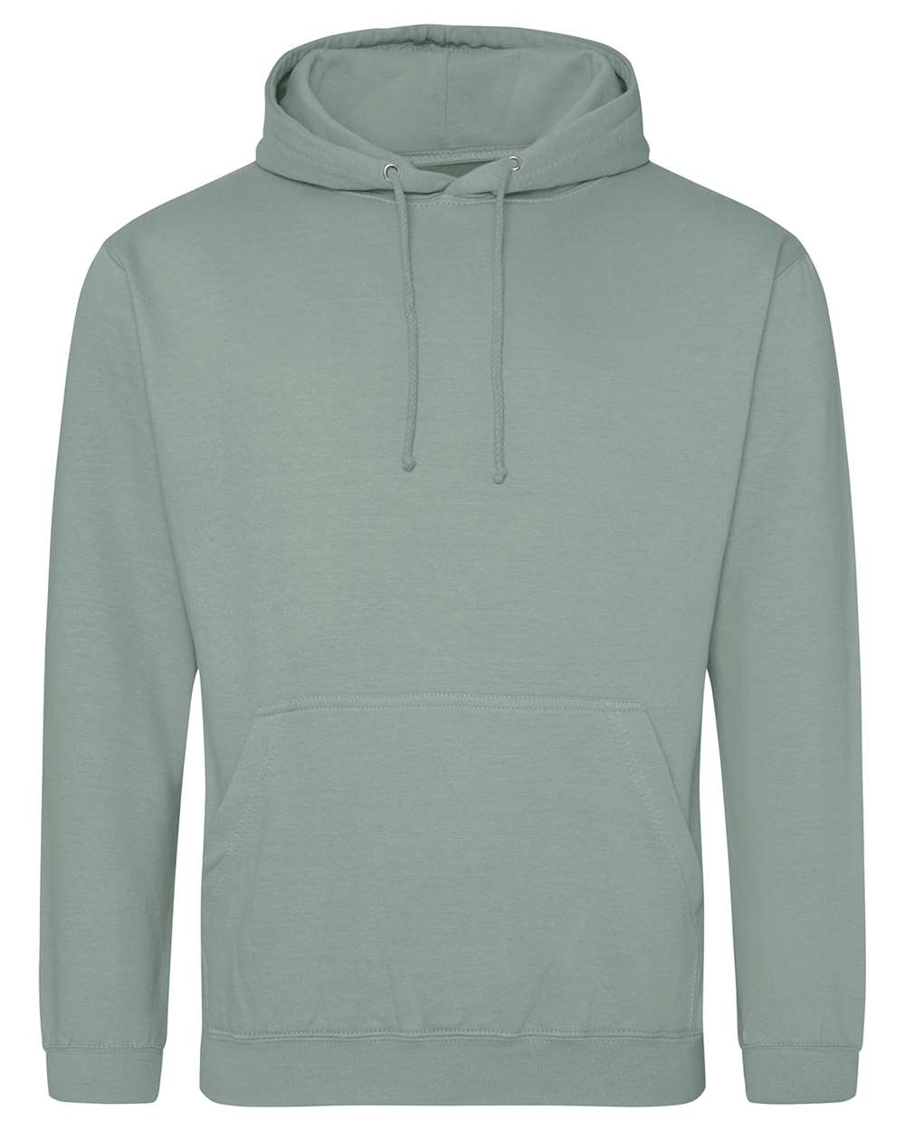 Unisex College Hooded Sweatshirt - Front - B10001073 - Dusty Green