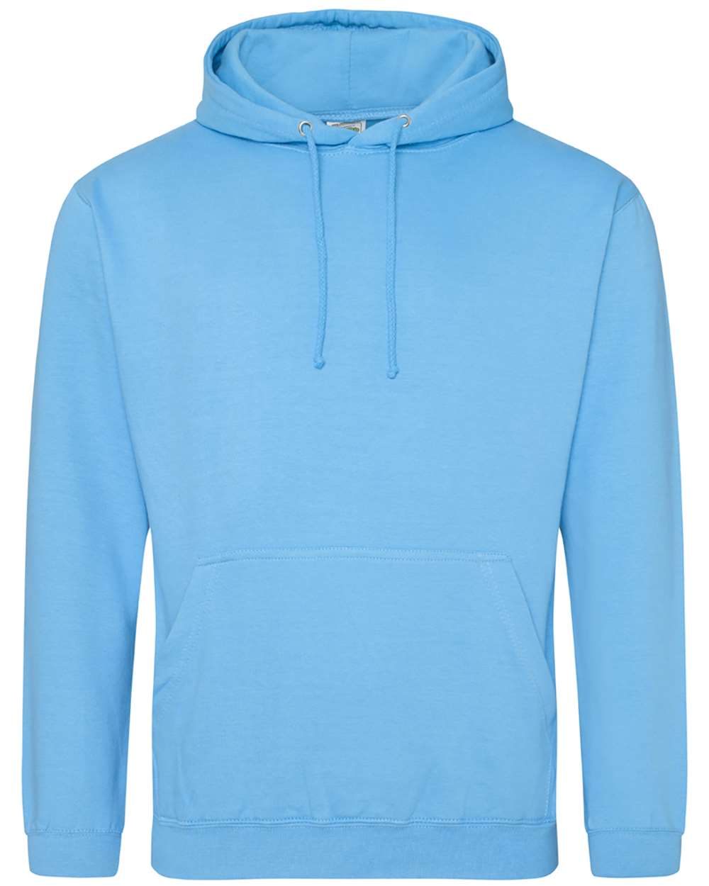 Unisex College Hooded Sweatshirt - Front - B10001083 - Hawaiian Blue