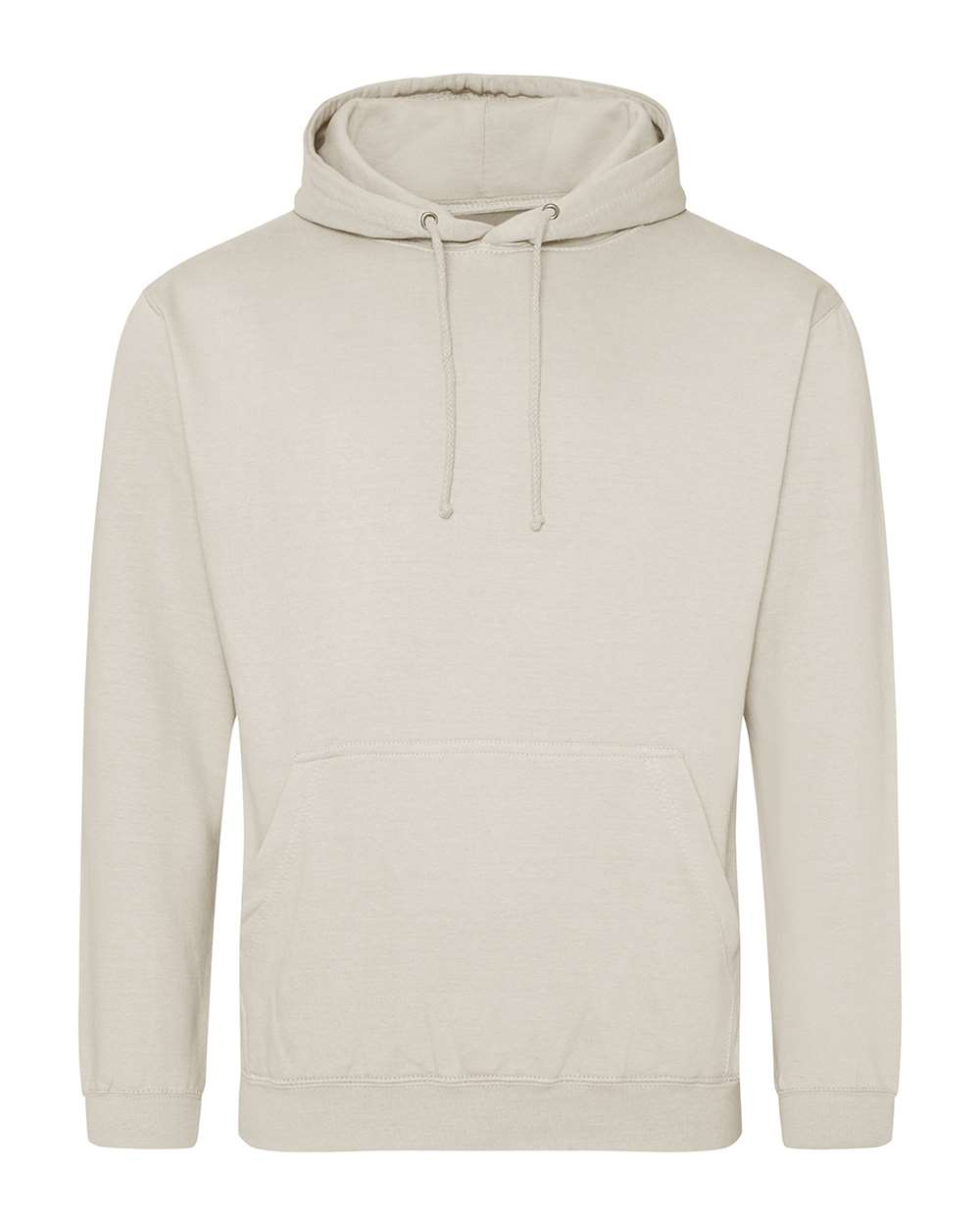 Unisex College Hooded Sweatshirt - Front - B10001223 - Natural Stone