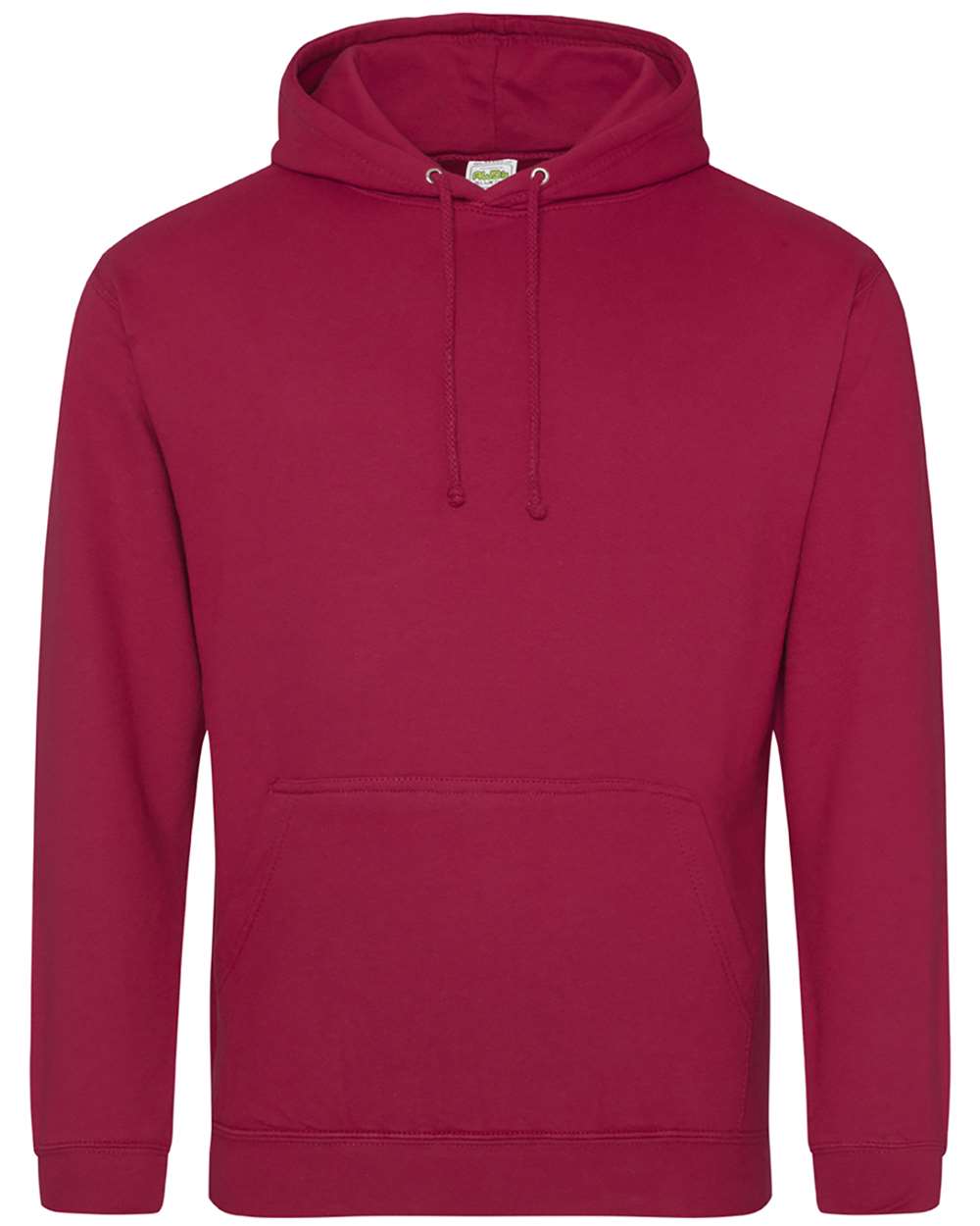 Unisex College Hooded Sweatshirt - Front - B10001283 - Red Hot Chilli