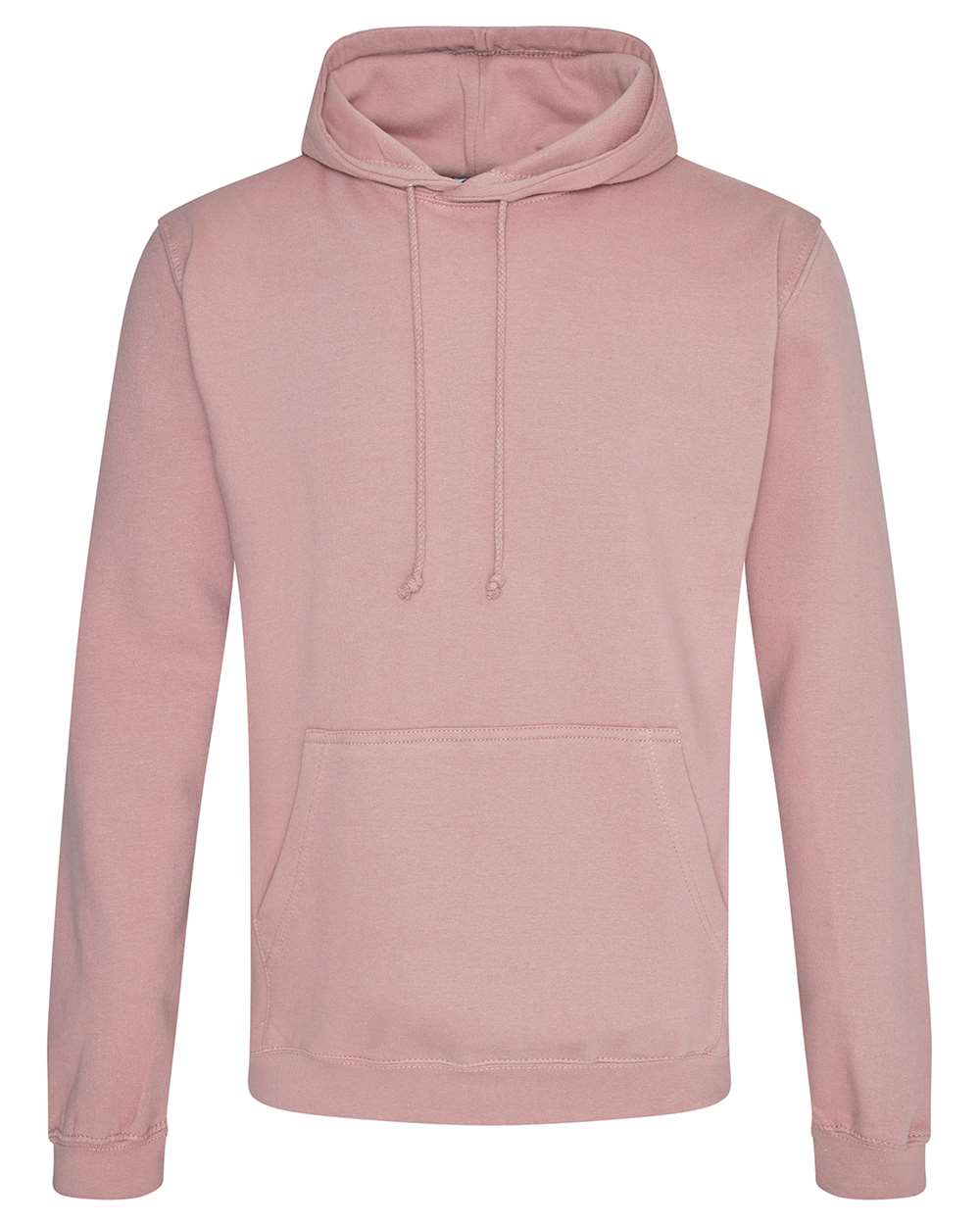 Unisex College Hooded Sweatshirt - Front - B10001313 - Dusty Pink
