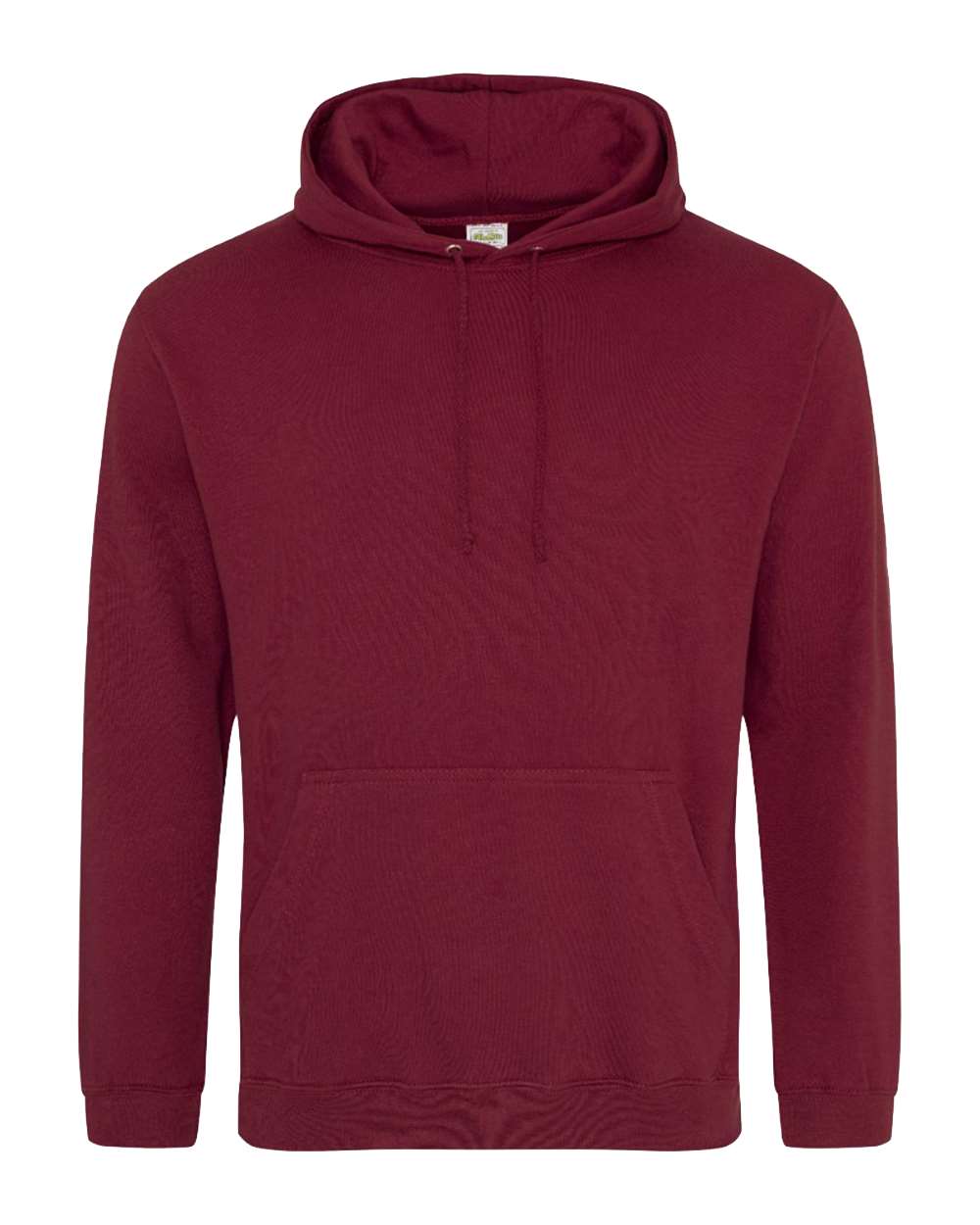 Unisex College Hooded Sweatshirt - Front - B10001323 - Burgundy