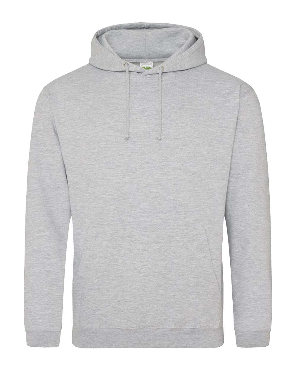 Unisex College Hooded Sweatshirt - Front - B10001353 - Heather Grey