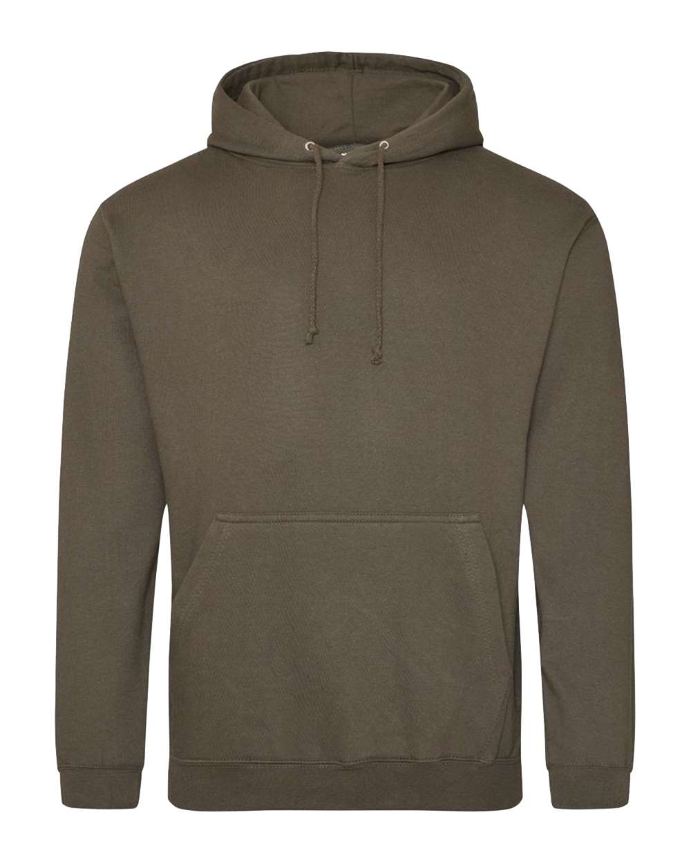 Unisex College Hooded Sweatshirt - Front - B10001624 - Olive Green