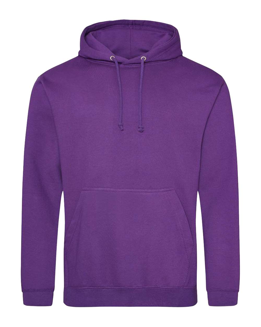 Unisex College Hooded Sweatshirt - Front - B10001673 - Purple