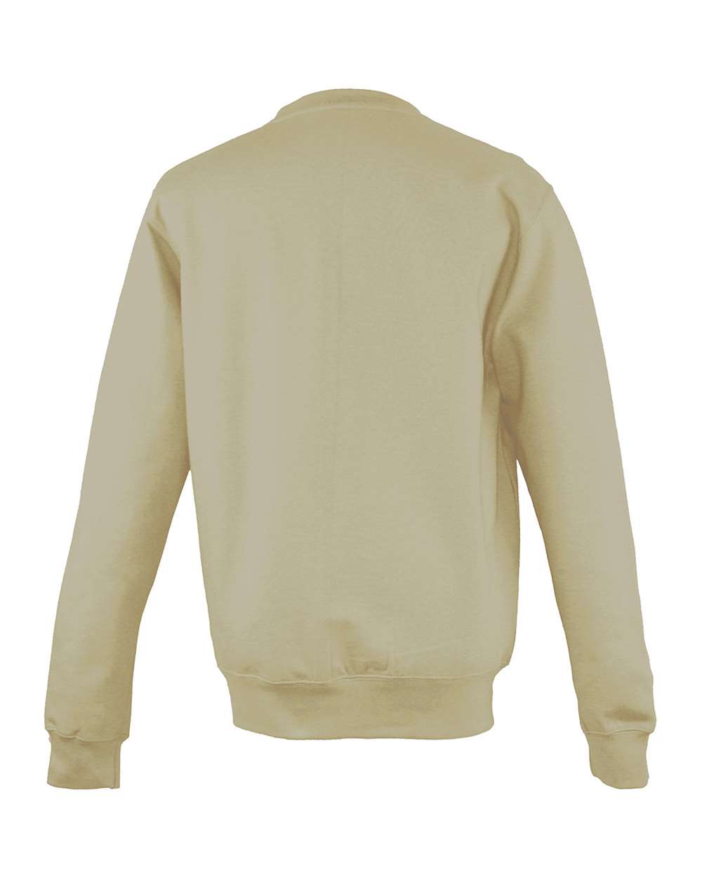 Unisex College Crewneck Sweatshirt - Back - B10101263 - Desert Sand