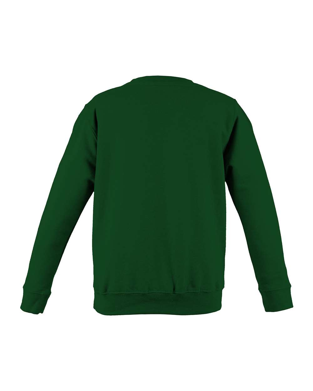 Unisex College Crewneck Sweatshirt - Back - B10101543 - Bottle Green