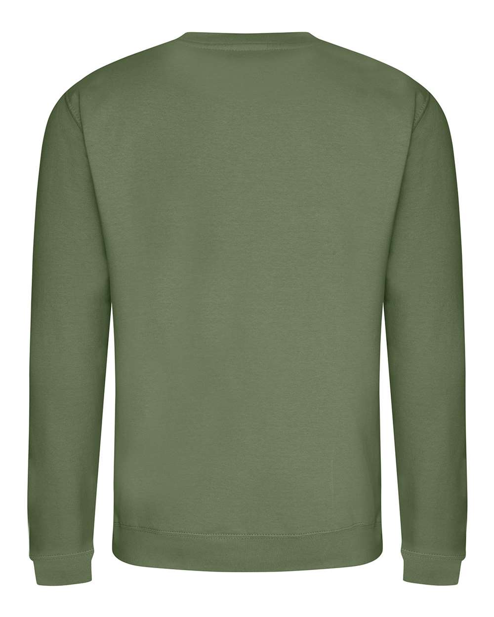 Unisex College Crewneck Sweatshirt - Back - B10101553 - Earthy Green
