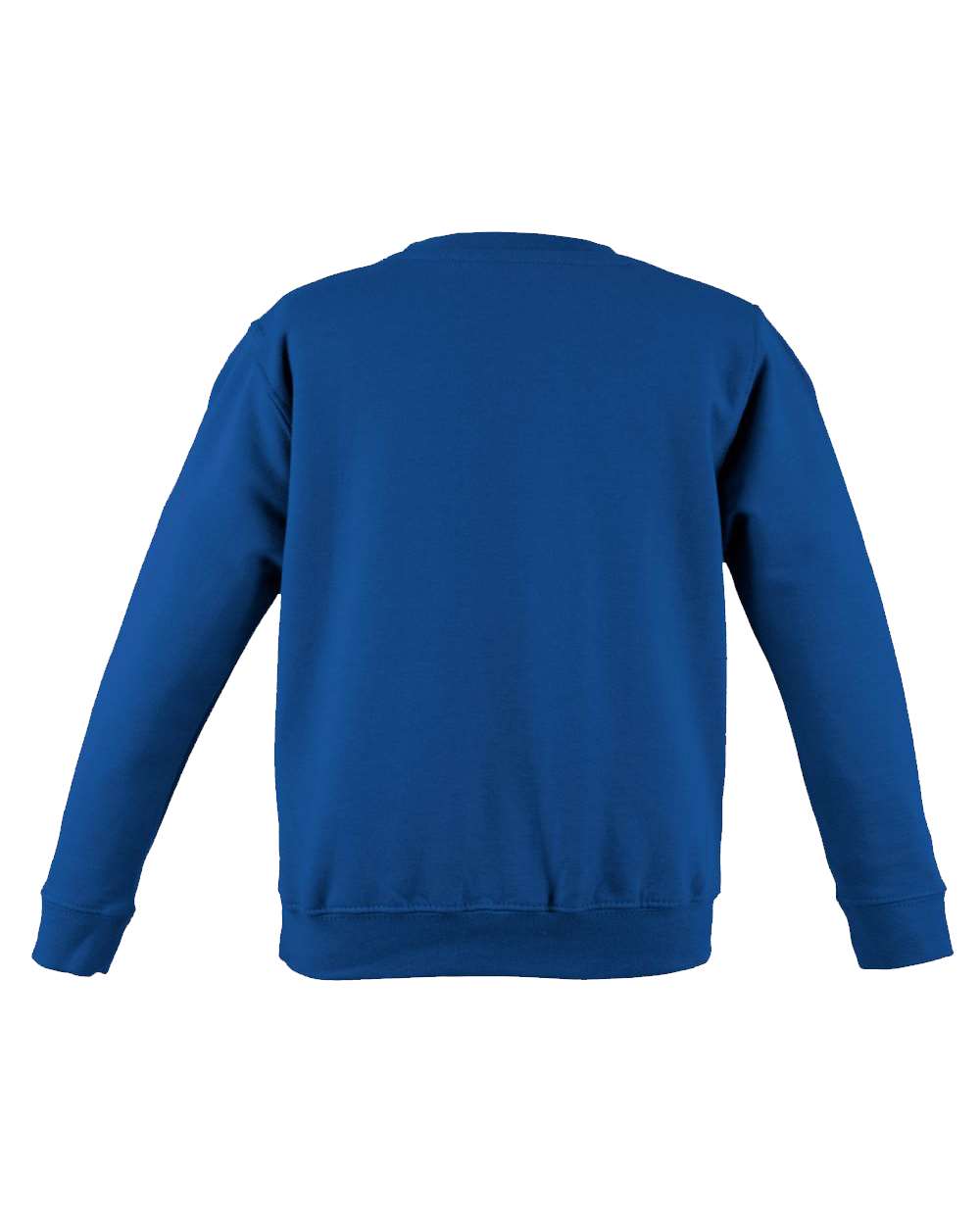 Unisex College Crewneck Sweatshirt - Back - B10101753 - Royal Blue