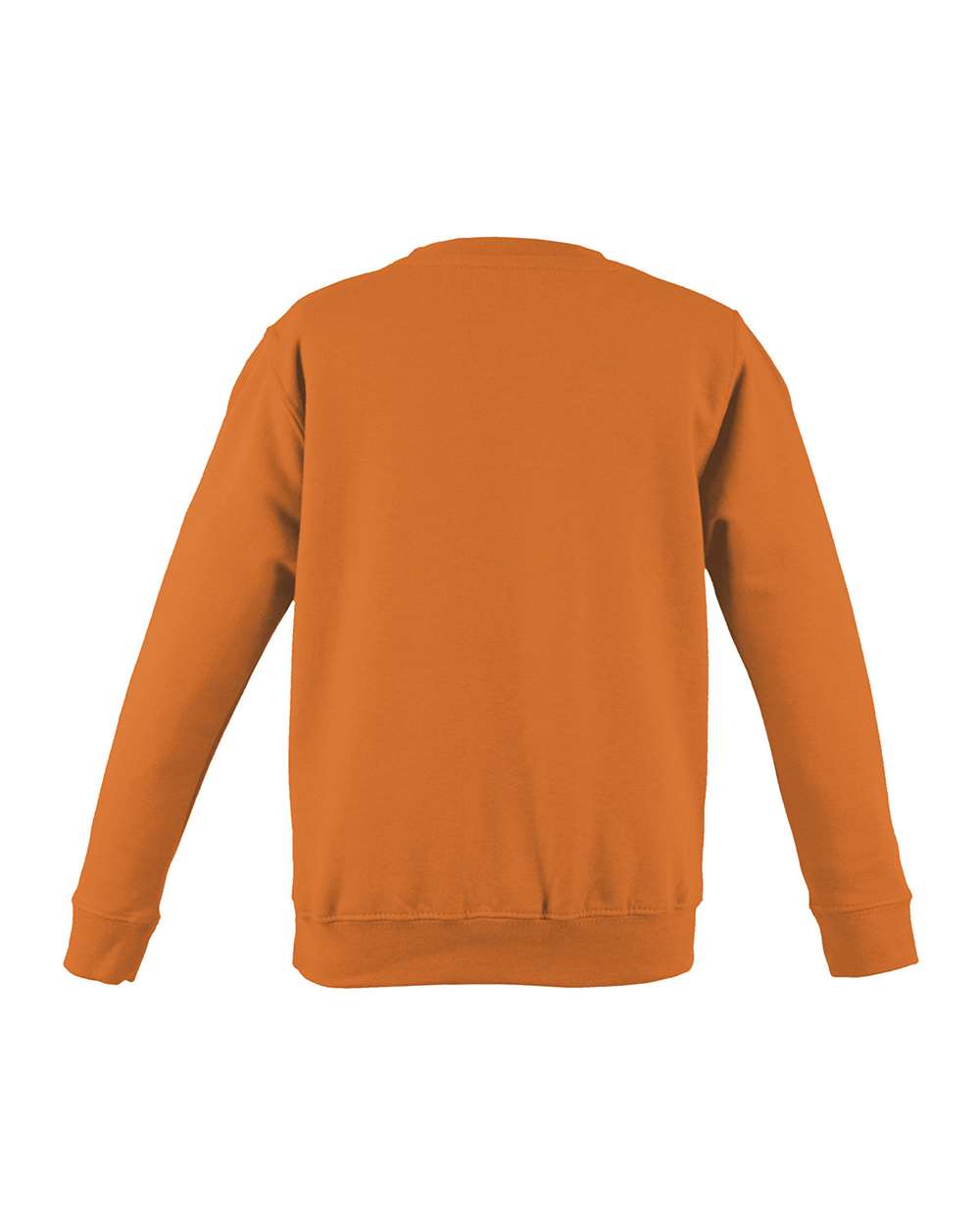 Unisex College Crewneck Sweatshirt - Back - B10101833 - Orange Crush
