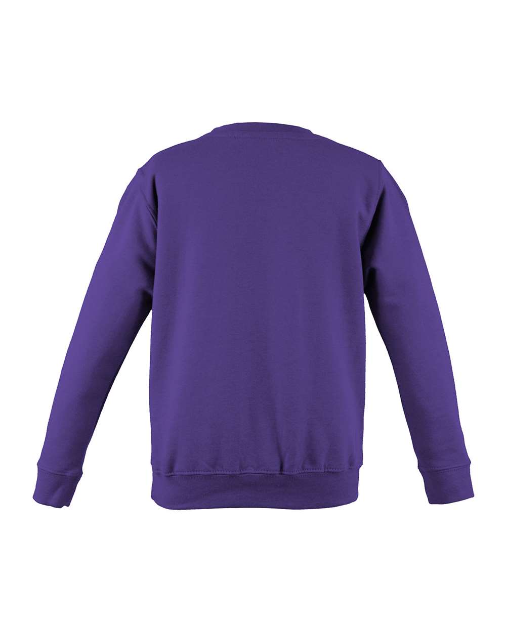 Unisex College Crewneck Sweatshirt - Back - B10101853 - Purple