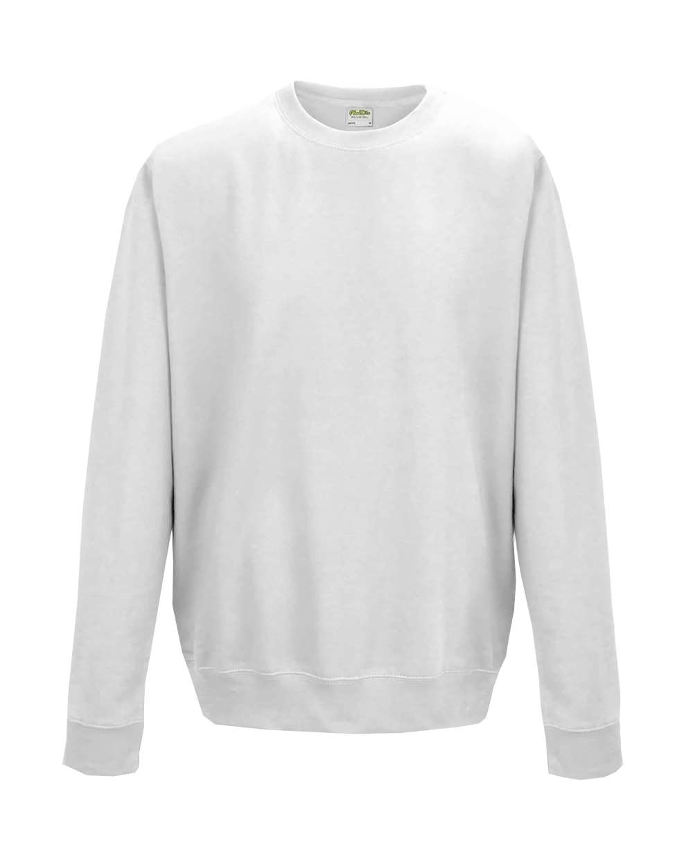 Unisex College Crewneck Sweatshirt - Front - B10101003 - Arctic White