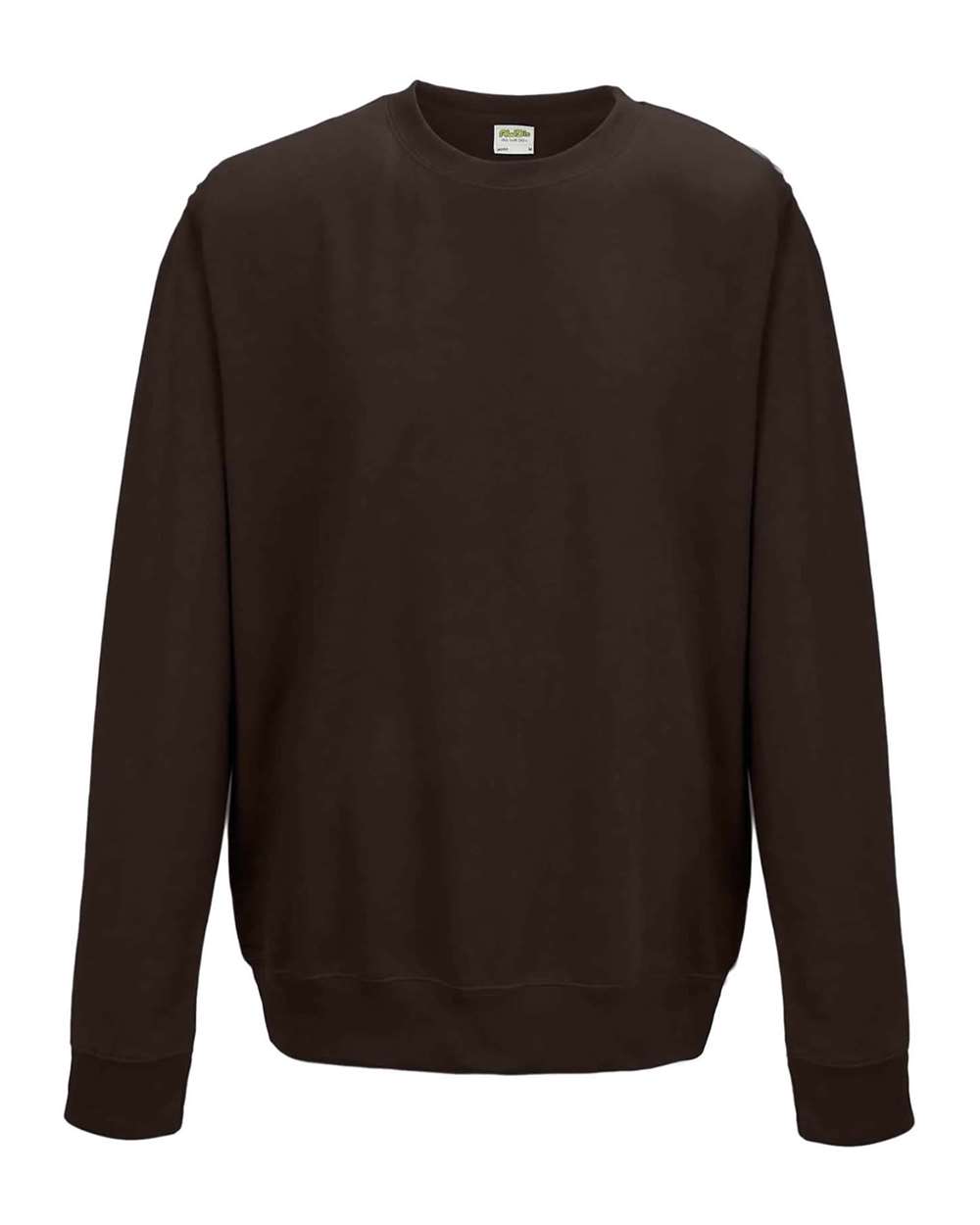 Unisex College Crewneck Sweatshirt - Front - B10101063 - Hot Chocolate