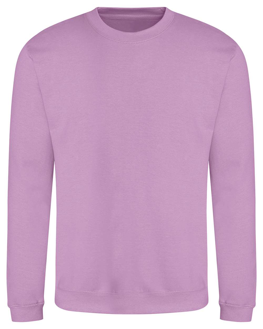 Unisex College Crewneck Sweatshirt - Front - B10101213 - Lavender