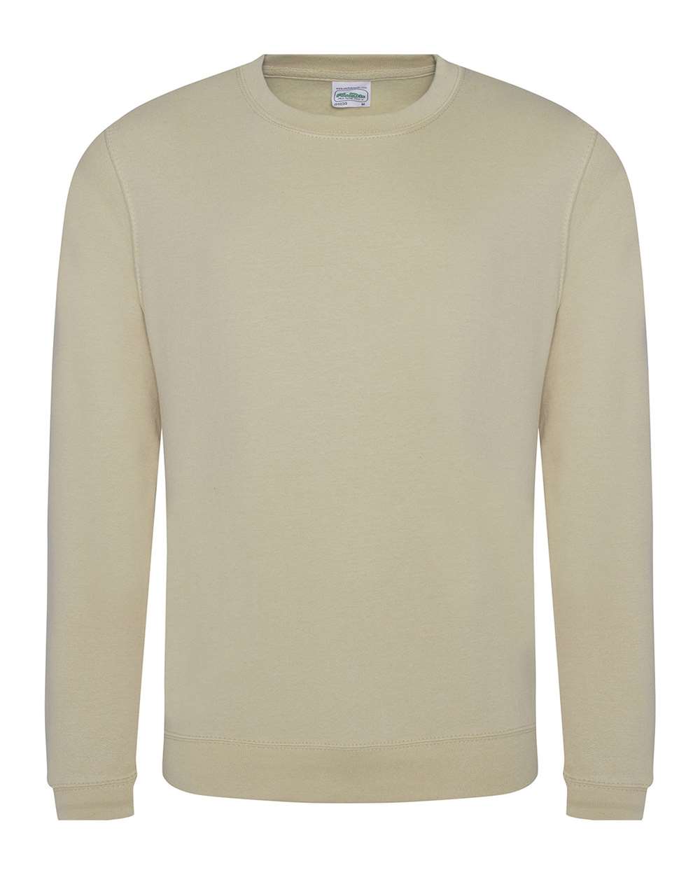 Unisex College Crewneck Sweatshirt - Front - B10101263 - Desert Sand