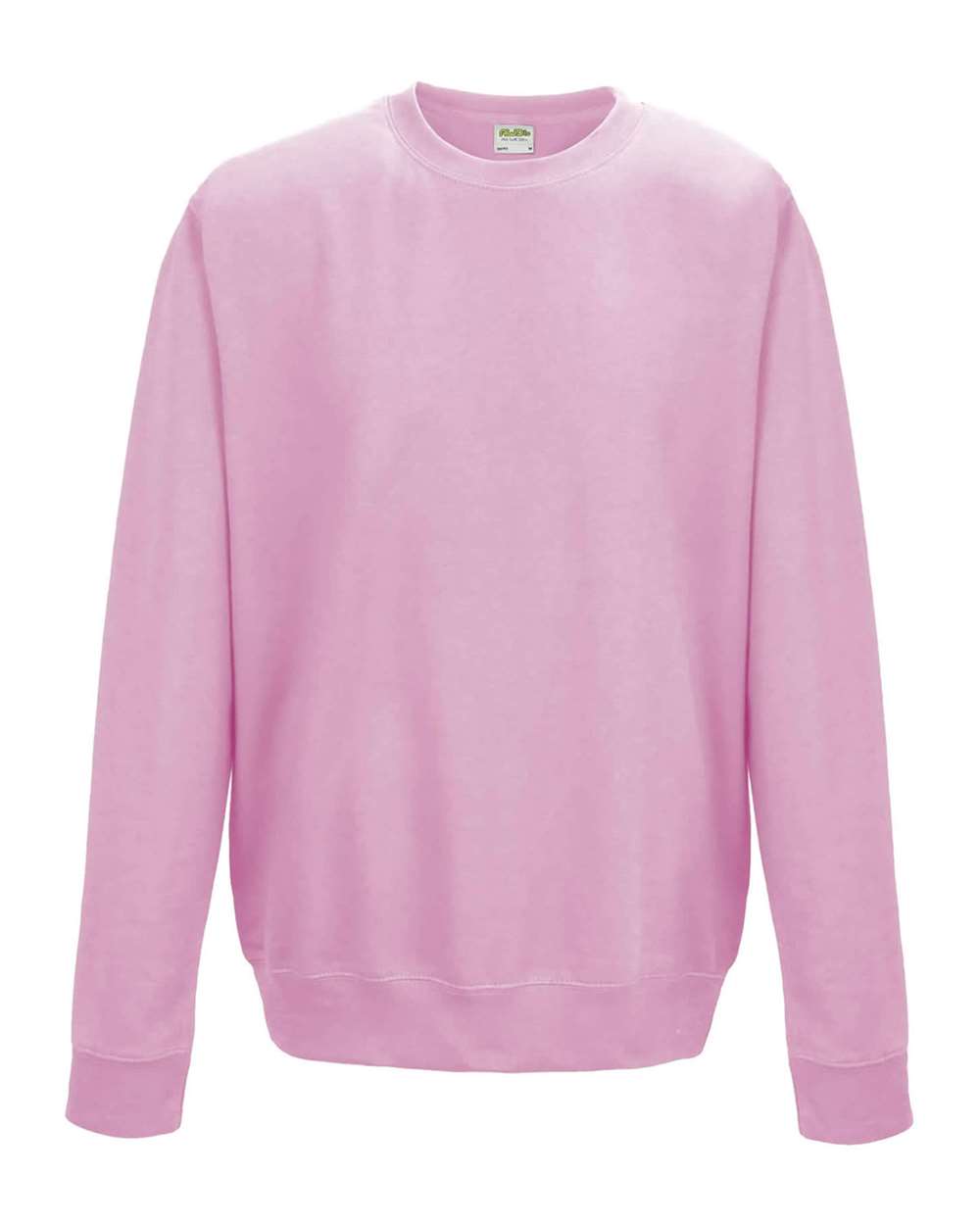 Unisex College Crewneck Sweatshirt - Front - B10101303 - Baby Pink