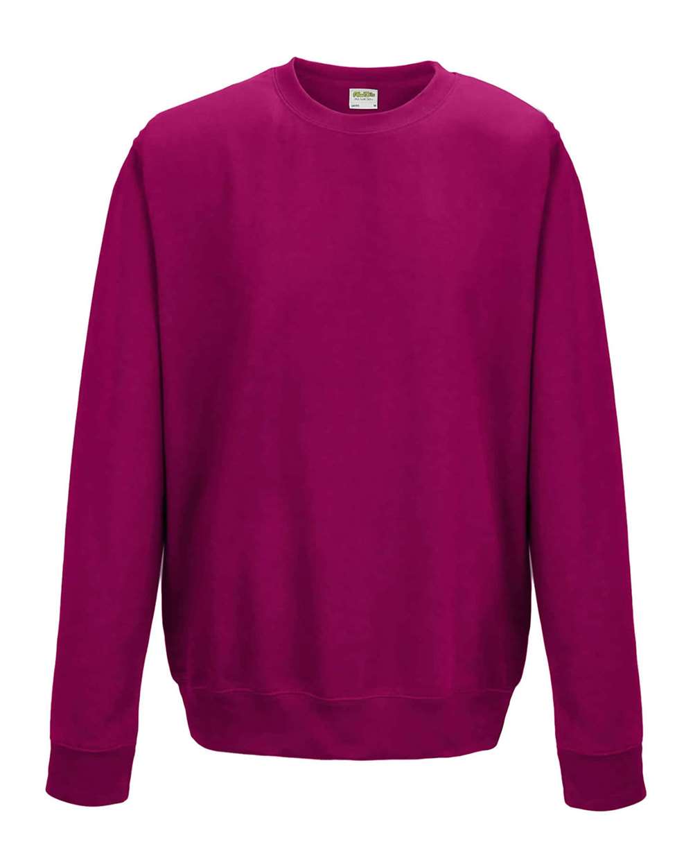 Unisex College Crewneck Sweatshirt - Front - B10101313 - Hot Pink