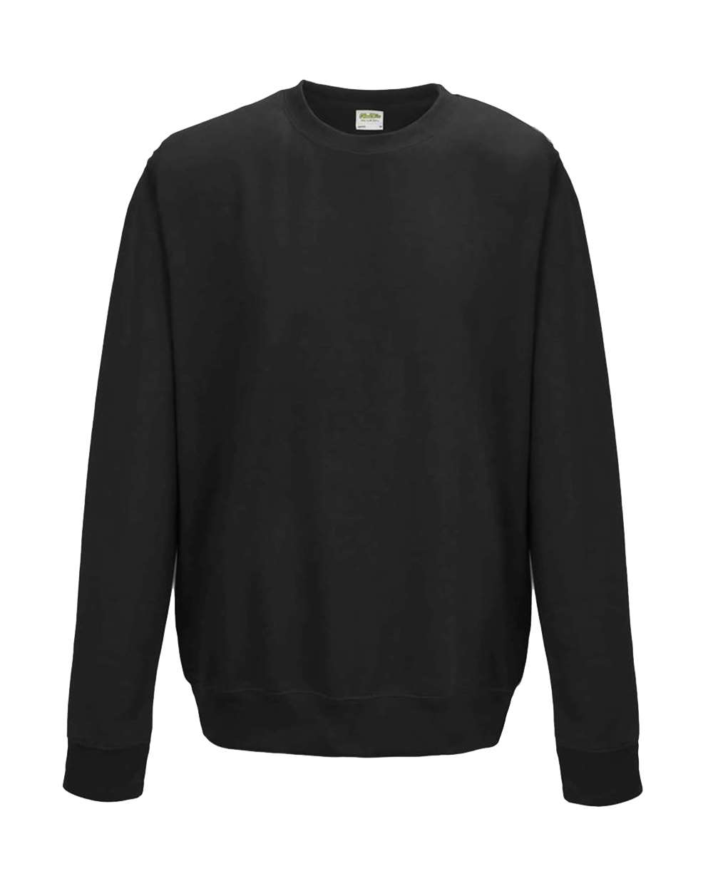 Unisex College Crewneck Sweatshirt - Front - B10101503 - Jet Black