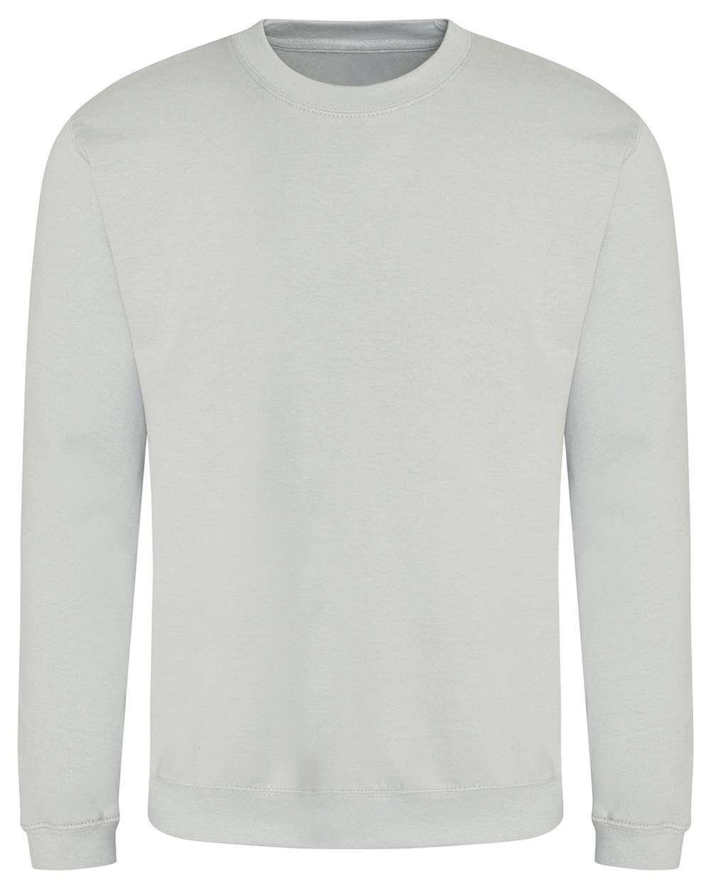 Unisex College Crewneck Sweatshirt - Front - B10101813 - Moondust Grey