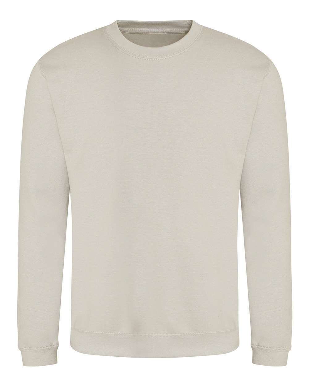 Unisex College Crewneck Sweatshirt - Front - B10101823 - Natural Stone