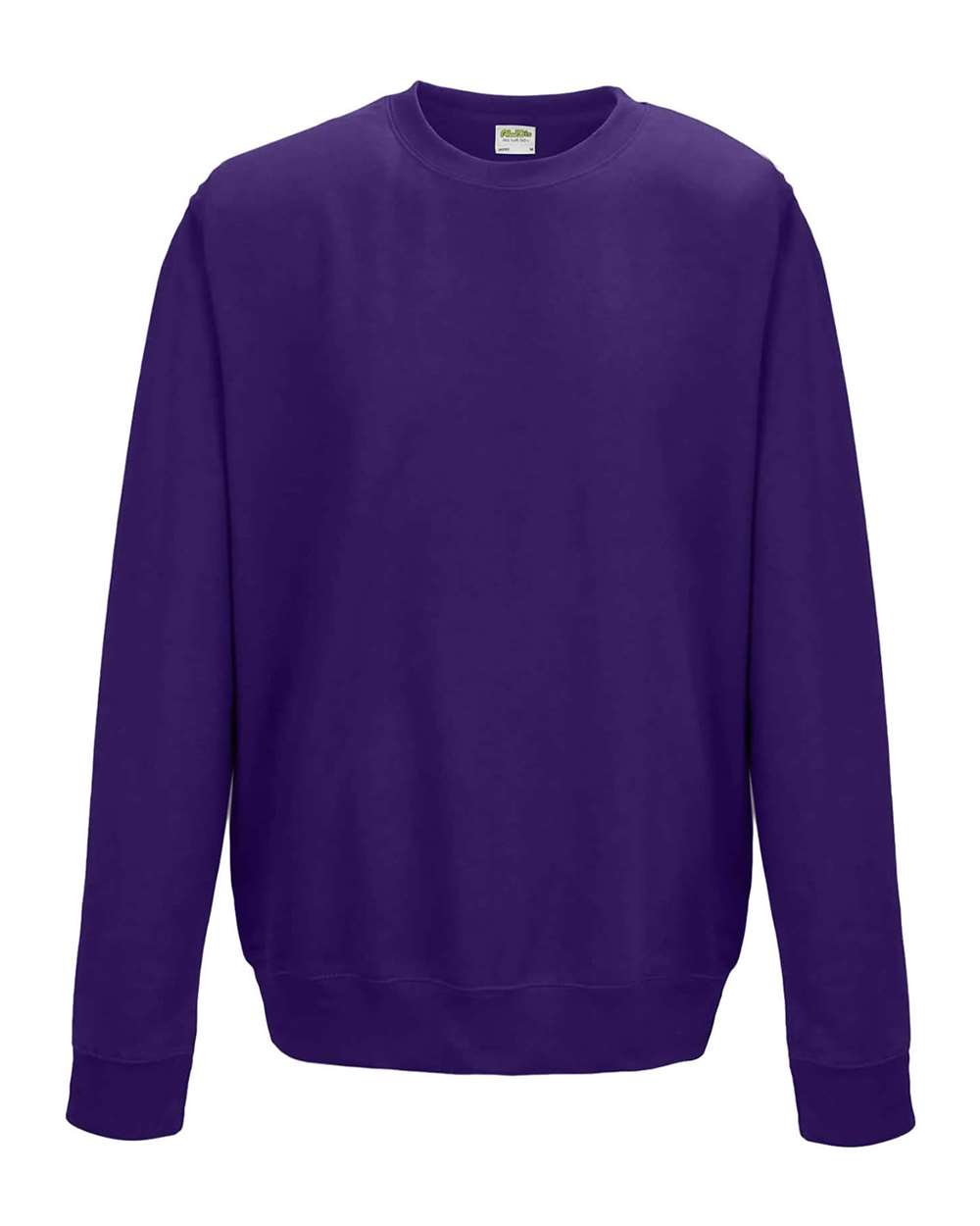 Unisex College Crewneck Sweatshirt - Front - B10101853 - Purple