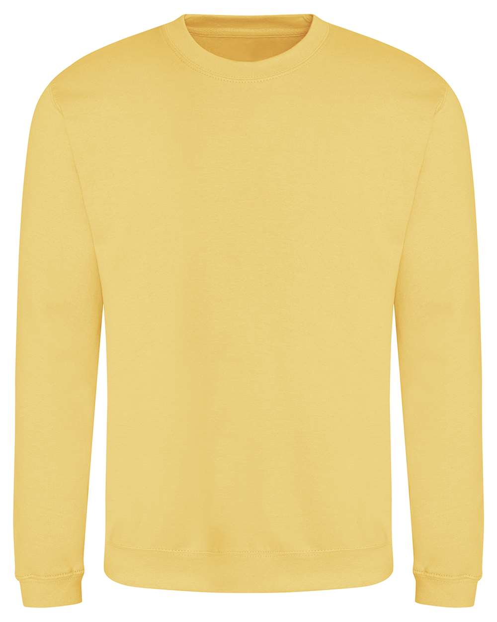 Unisex College Crewneck Sweatshirt - Front - B10101903 - Sherbet Lemon