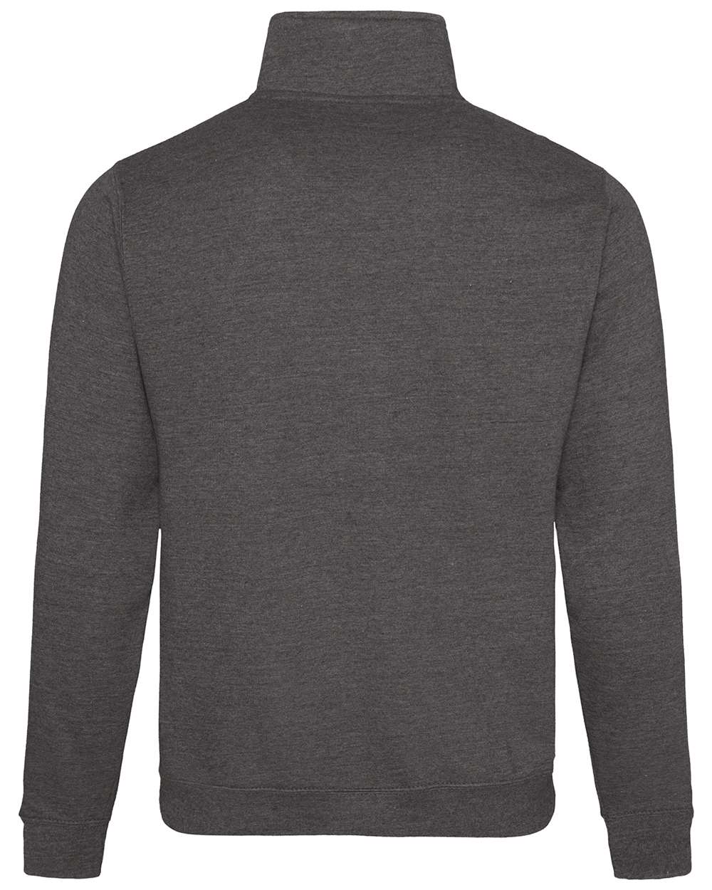 Unisex Sophomore Quarter-Zip Pullover Fleece Pullover - Back - B33801093 - Charcoal