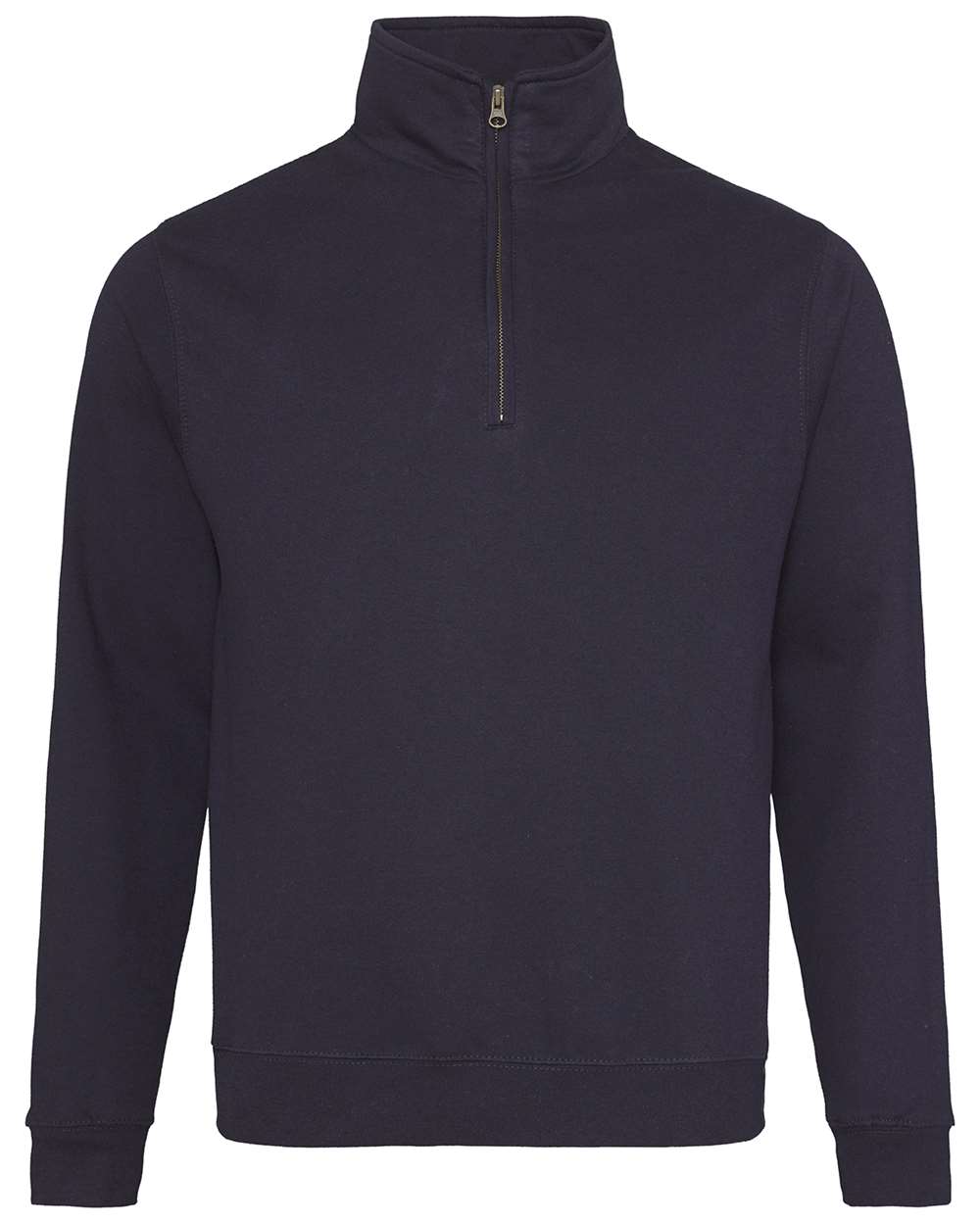 Unisex Sophomore Quarter-Zip Pullover Fleece Pullover - Front - B33801653 - Oxford Navy