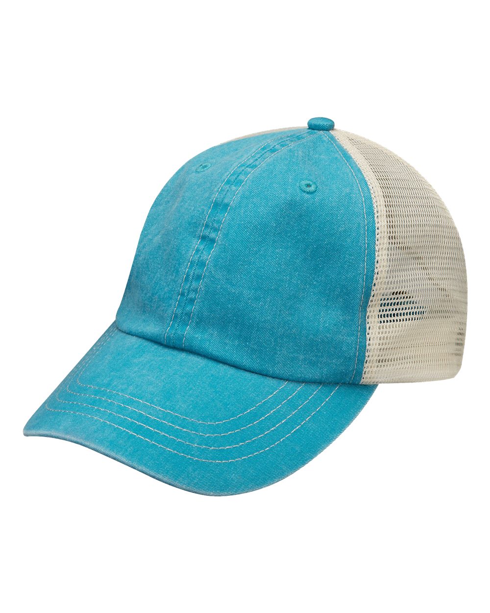 Game Changer Cap - Front - B11378970 - Caribbean Blue