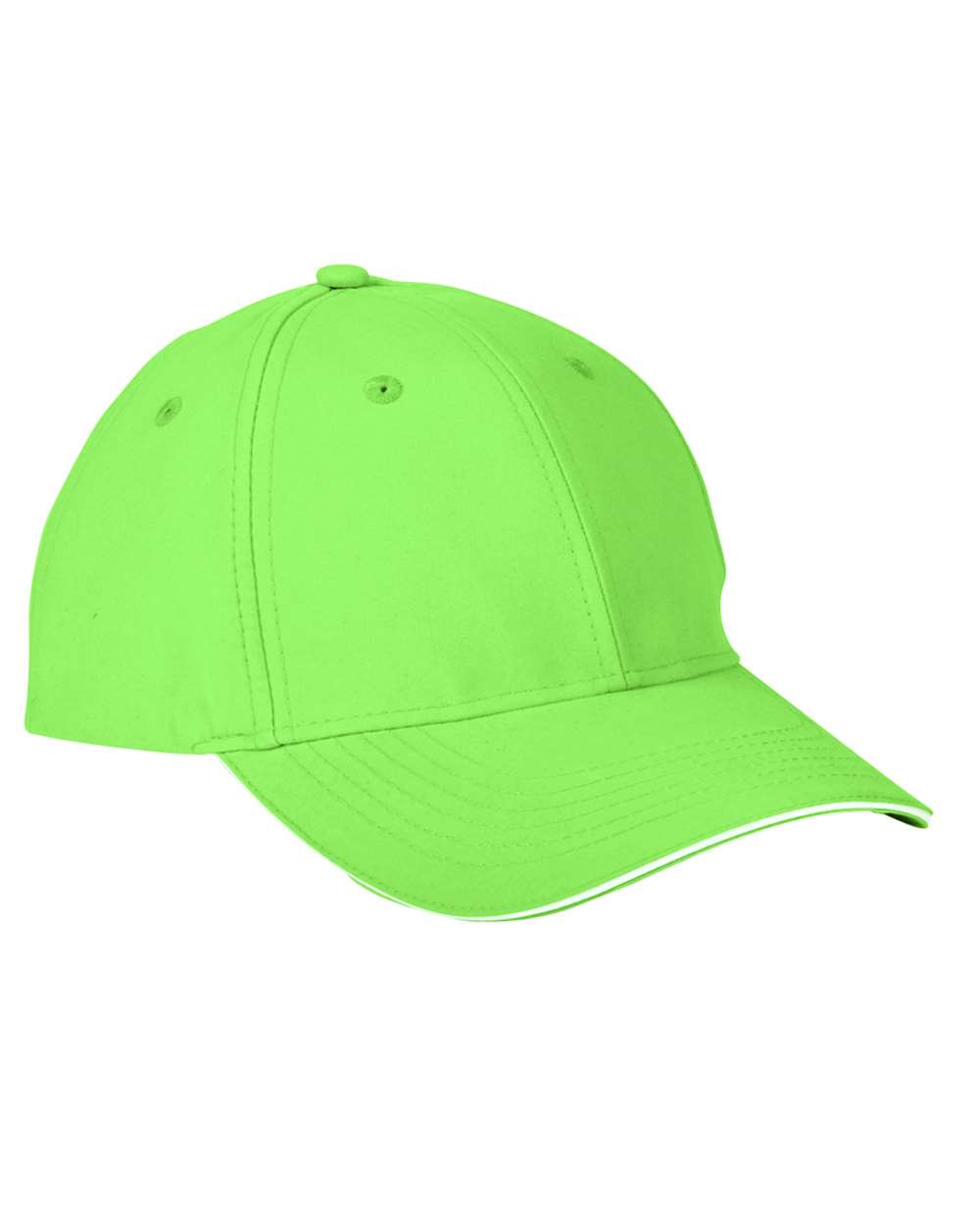 Performer Cap - Front - B30578170 - Neon Green/ White