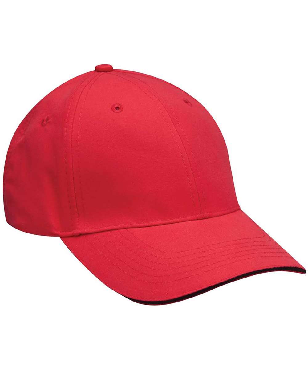 Performer Cap - Front - B30578700 - Red/ Black