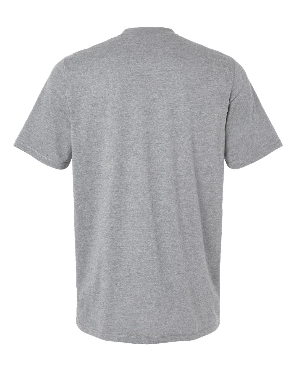 Men's Blended T-Shirt - Back - B07253103 - Medium Grey Heather