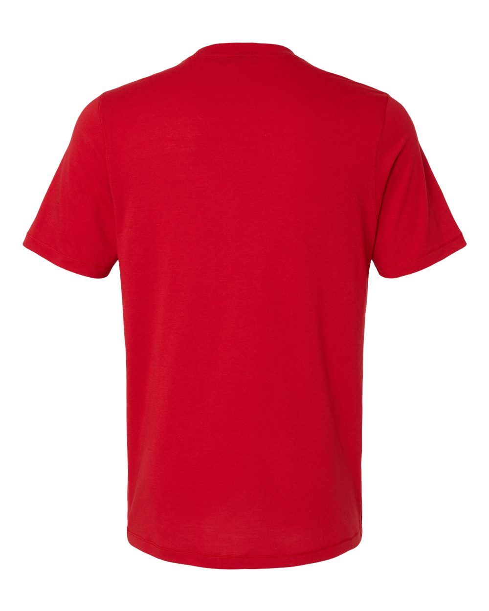 Men's Blended T-Shirt - Back - B07253703 - Power Red