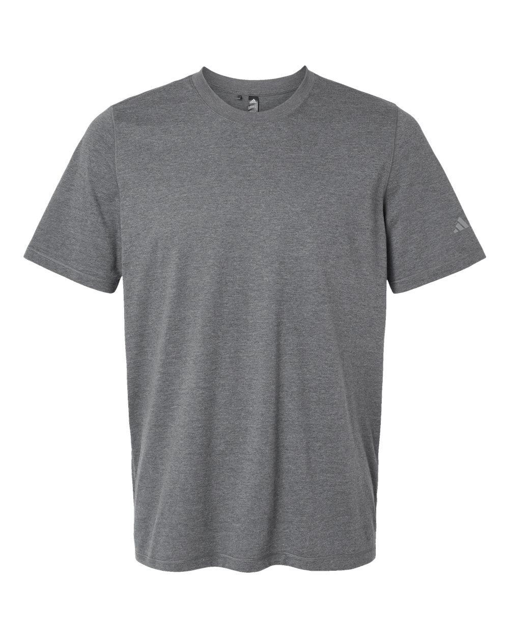 Men's Blended T-Shirt - Front - B07253583 - Dark Grey Heather