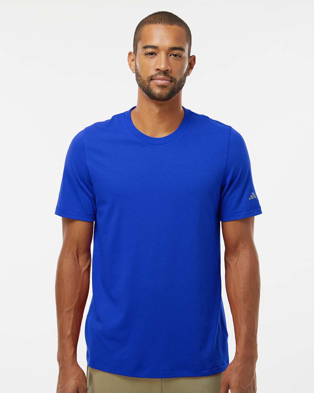 Men's Blended T-Shirt - OnModelFront - B07253753 - Collegiate Royal