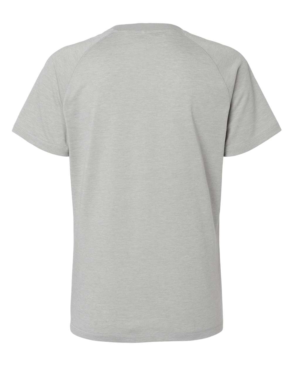 Women's Blended T-Shirt - Back - B07353103 - Medium Grey Heather