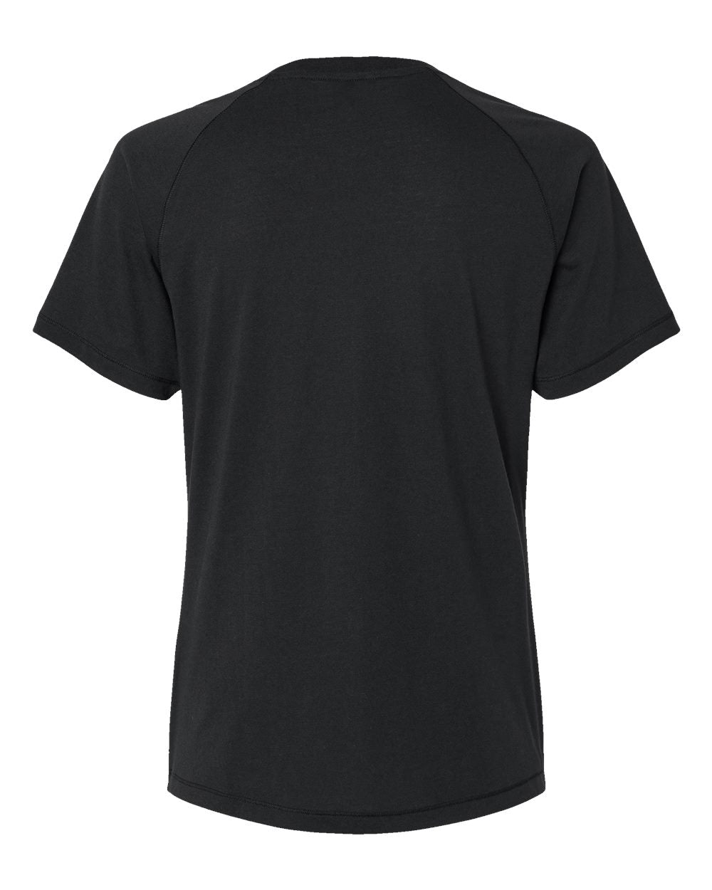 Women's Blended T-Shirt - Back - B07353503 - Black