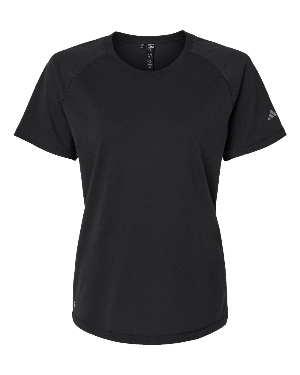 Women's Blended T-Shirt - Front - B07353503 - Black